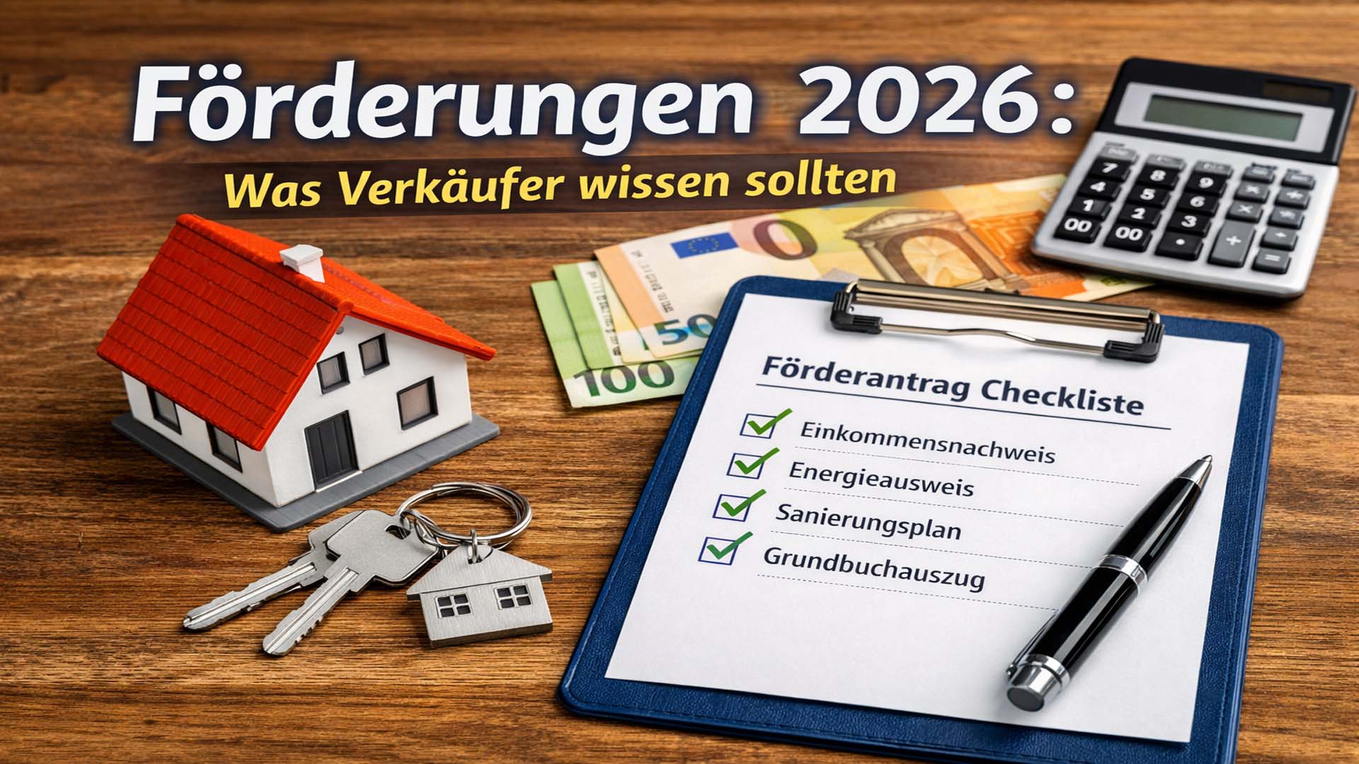 Förderungen 2026 für Käufer: Was Verkäufer wissen sollten