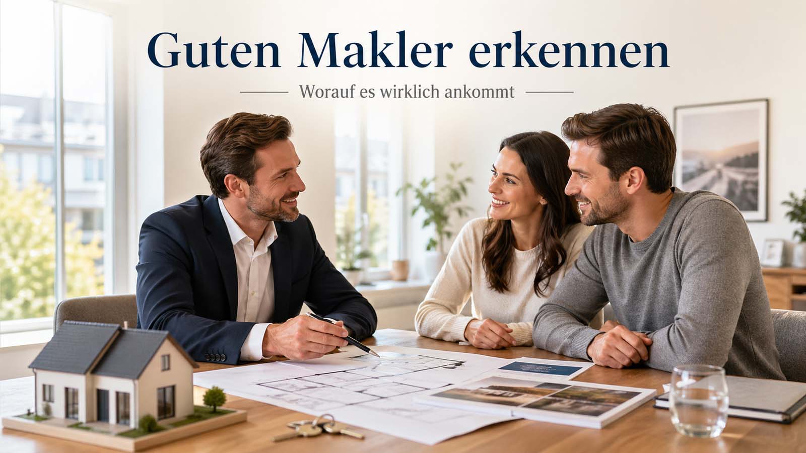 Wie erkennt man einen guten Immobilienmakler?