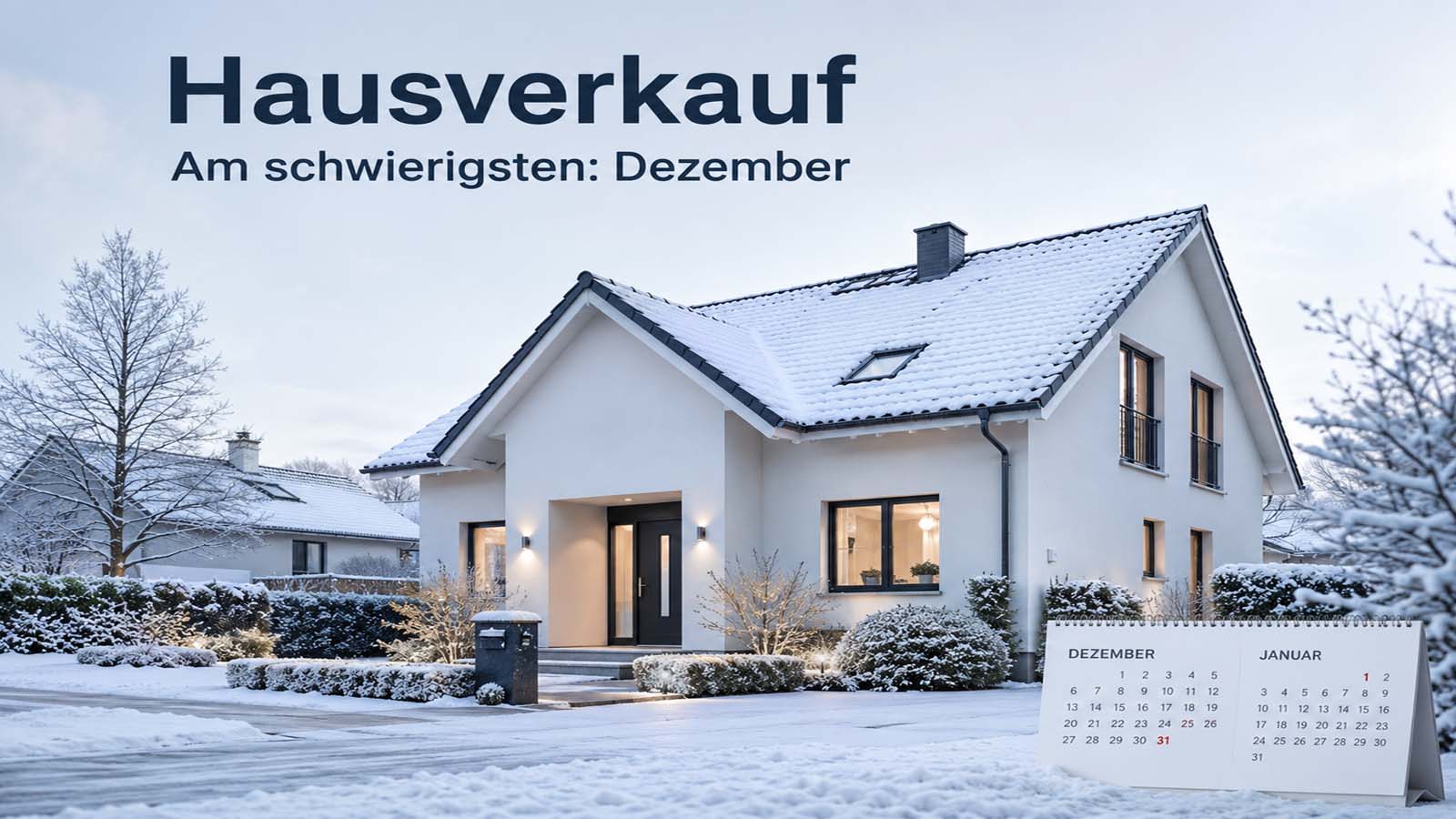 In welchem Monat ist es am schwierigsten, ein Haus zu verkaufen?