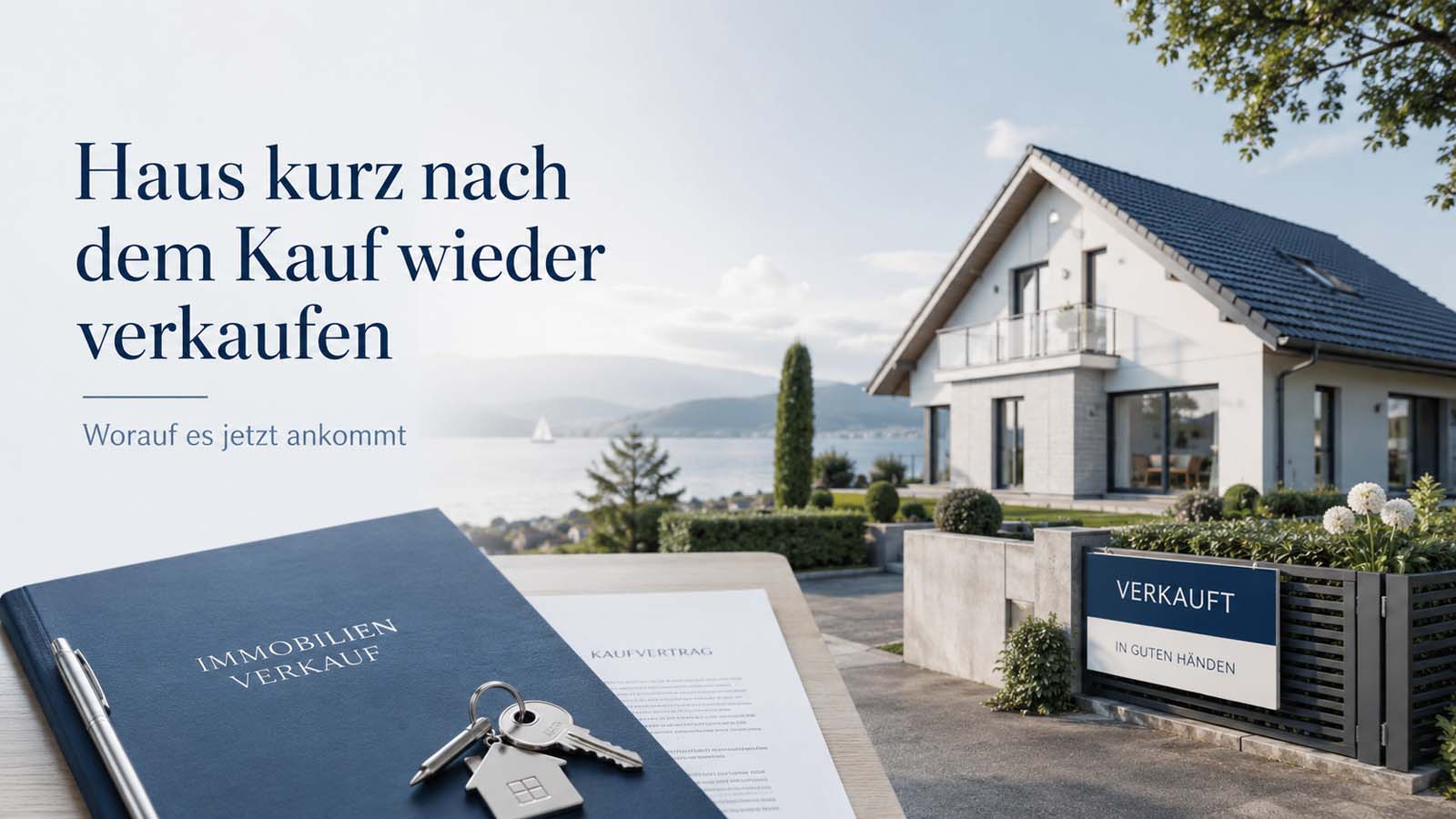 Gerade gekauftes Haus wieder verkaufen: Wann es sinnvoll ist und was es kostet