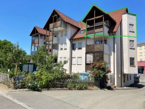 – Helle 4 Zimmer Maisonettewohnung mit tollem Weitblick in Meckenbeuren-Buch