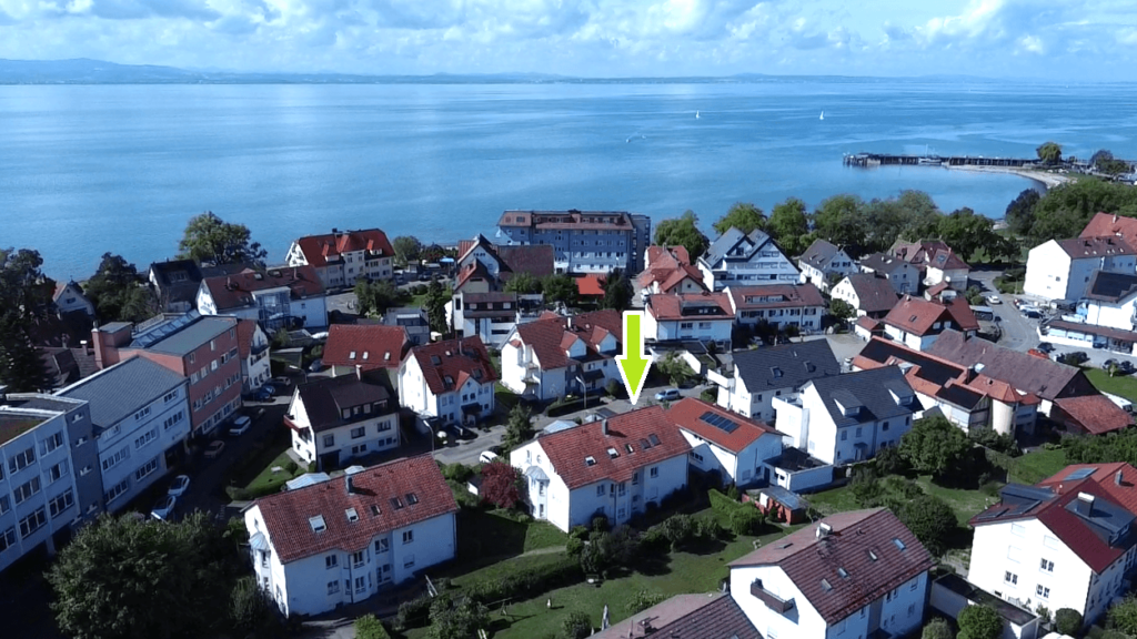 Seenahe 2 Zi. Wohnung in Langenargen mit Tiefgaragenstellplatz